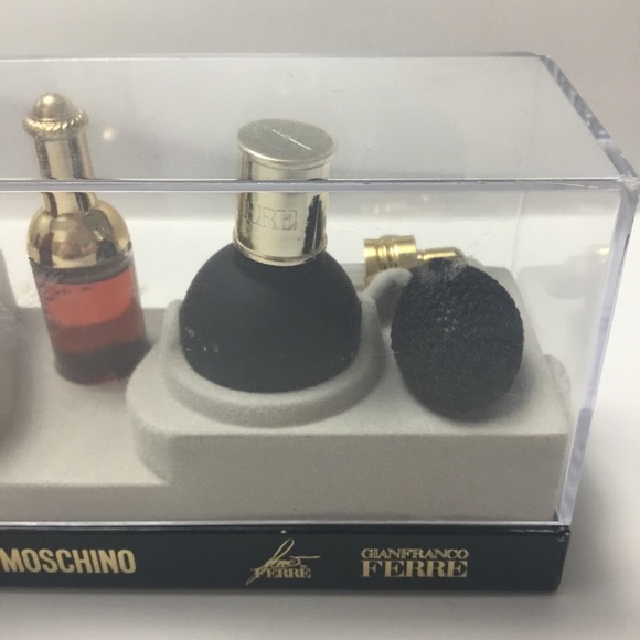 Gianfranco Ferre Moschino Versace Romeo De Gigli Miniatures Set - Picture 5 of 15